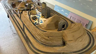 My 6x16 HO Layout - Two Trains Running plus Layout Update