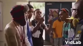 School dance cafeteria rap battle