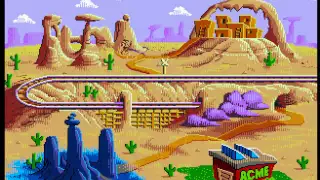 Desert Demolition starring Road Runner and Wile E. Coyote (Sega Megadrive)