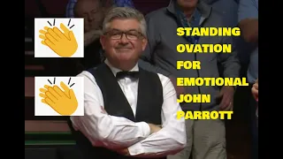 John Parrott Retires from Competitive snooker and gives emotional speech  World Snooker Seniors 2022