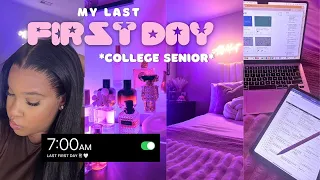 My LAST FIRST DAY *college senior* | class, perfumes, behind the scenes wig influencer, etc.