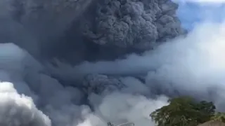 Indonesia volcano eruption 2020: Mount Sinabung spews ash cloud