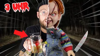 TRINKE niemals CHUCKY HALLOWEEN Zaubertrank um 3 UHR NACHTS!! | KAMBERG TV