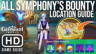 All 6 Symphony's Bounty Locations Guide - Genshin Impact 4.6