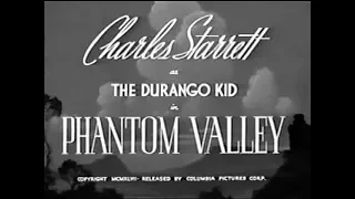 The Durango Kid - Phantom Valley - Charles Starrett, Smiley Burnette