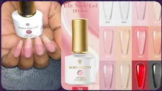 @BornPrettyBPS Jelly Nude Gel Polish | #Review | #Swatches | Born Pretty Haul | Beauty Beam86