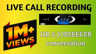 Live interview call with HR manager  #Rajshekarvision | Thanks for 1 Million Views |