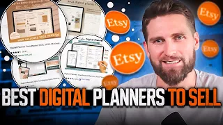 How to find the BEST Digital Planners to SELL on Etsy - PASSIVE INCOME #everbee