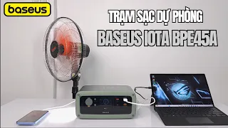 Mở hộp Trạm sạc dự phòng di động Baseus ioTa BPE45A 90000mAh PD140W 220V450W