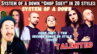 System Of A Down - Chop Suey | Ten Second Songs 20 Style Cover Reaction