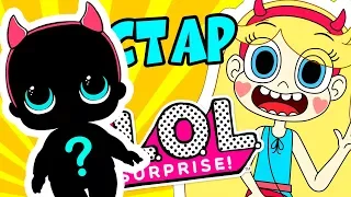 STAR BUTTERFLY of Star vs the Forces of Evil - LOL Surprise Custom Doll DIY | LOL Dolls Videos