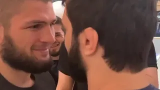 Who laughs first ? Khabib Nurmagomedov vs Zubaira Tukhugov