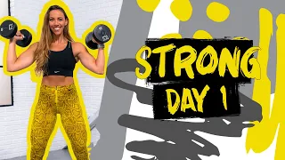 40 Minute Full Body STRONG Workout | STRONG - Day 1