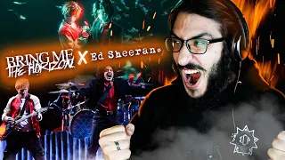 BRING ME THE HORIZON, THE FACE OF METAL! Ed Sheeran - Bad Habits ft BMTH reaction