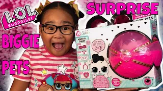 Lol Surprise Biggie Pets Unboxing and Review