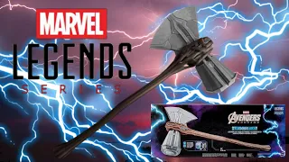 Thor Stormbreaker Axe Unboxing and Review Marvel Legends Series. Life Size Collectible.