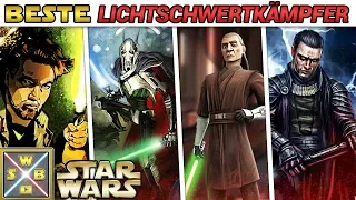 Die 10 BESTEN LICHTSCHWERTKÄMPFER der STAR WARS Galaxis - Star Wars Top 10