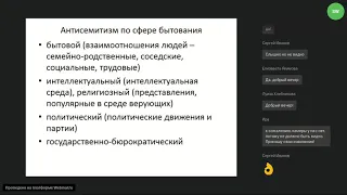 В. Шнирельман «Антисемитизм в современной России – основные мифы и сюжеты»