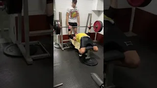 Bench Press 102.5 kg x 3 #shorts