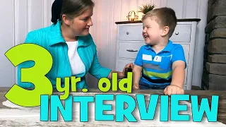 interviewing a 3 year old // the Mennonite Mom
