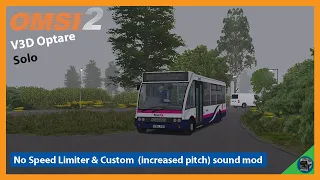 Omsi 2: V3D Optare Solo - Custom Sound Mod & No speed limiter | Gainsborough Phase 3 - Thrash