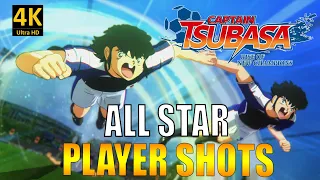 CAPTAIN TSUBASA : RISE OF NEW CHAMPIONS | ALL SPECIAL STAR PLAYER SHOTS『4K - 60 FPS』