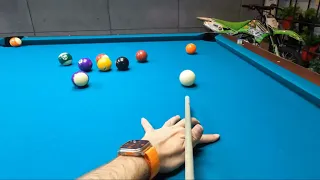 pool Headcam  pov & Table View  Cue Ball Control  asmr  satisfying videos gopro