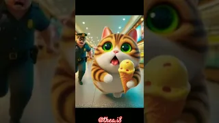 Cute cat arrested 😅| Viral cat arrested 😭| #short #shorts