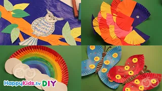 Paper Plate With Kids | Holiday Origami Making | Kid's Crafts and Activities | Happykids DIY