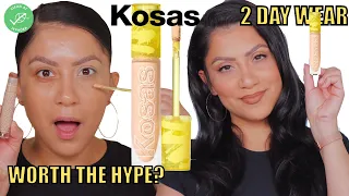 YOU ASKED ABOUT KOSAS REVEALER CREAMY CONCEALER + 2 DAY WEAR TEST | MagdalineJanet