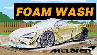 Discusting Mclaren 720S Foam Wash - Car Detailing ASMR