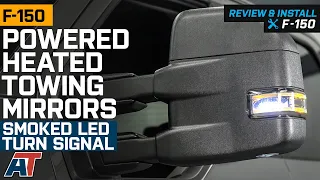 2015-2019 F-150 Powered Heated Towing Mirrors with Smoked LED Turn Signal Review & Install