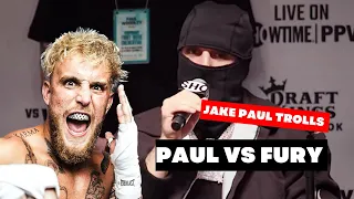 Jake Paul Trolls! (Jake Paul vs Tommy Fury)