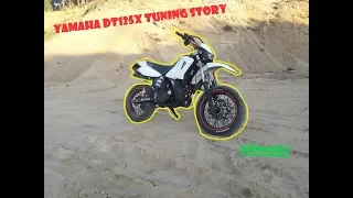 Yamaha DT125X tuning story | 2k18 | aimekki