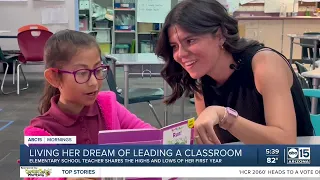 Living her dream of leading a classroom