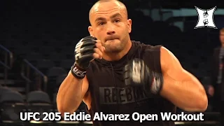 UFC 205 Lightweight Champ Eddie Alvarez’s Open Workout Before Fighting Conor McGregor (HD)