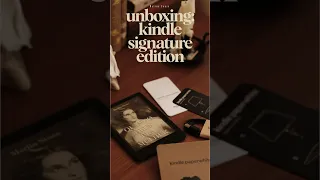 📦 unboxing: kindle paperwhite signature edition ✨ #kindle #unboxing