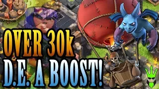 GAIN OVER 30K DARK ELIXIR EVERY BOOST! - Let's Play TH9 Ep.18 - TH9 Loonion / LaLoonion Farming