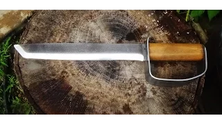 Making a Tanto/Bowie Knife From A File