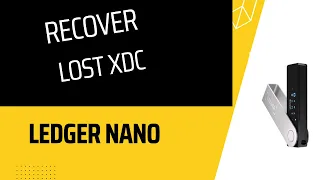 How to access XDC wallet on your Ledger Nano #crypto #ledger #xdc xinfin #uphold #iso20022.
