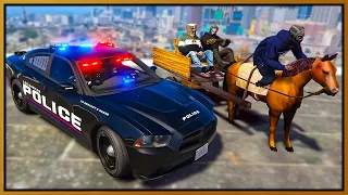 GTA 5 Roleplay - Embarrassing Cops in Horse & Carriage | RedlineRP