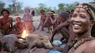 Hadza Tribe: How Hunter Gatherers Indigenous Survive by Hunting Their Food.