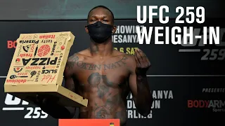 UFC 259: Blachowicz vs Adesanya - Weigh-in