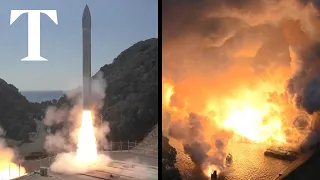 Japan rocket explodes shortly after launch