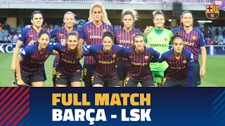 FC BARCELONA 3-0 KVINNER | Full match (UWCL)