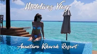 5 Star Resort in the Maldives // Anantara Kihavah Overwater Pool Villa // Travel Vlog