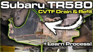 Subaru TR580 Valve Body Replacement: Part 2! Fluid Replacement & Learn Process!