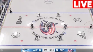 NHL LIVE - Columbus Blue Jackets vs Vancouver Canucks - 15th Jan 2024 | Full Game Highlights NHL 24