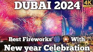 New year Celebration 2024 | Dubai fireworks 2024 | Burj khalifa fireworks 2024 ||