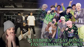 NCT 127 엔시티 127 ‘Faster’ Dance Practice + 질주 (2 Baddies) Relay Dance Reaction